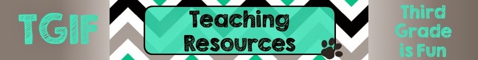 TGIF Teaching Resources (Third Grade is Fun)