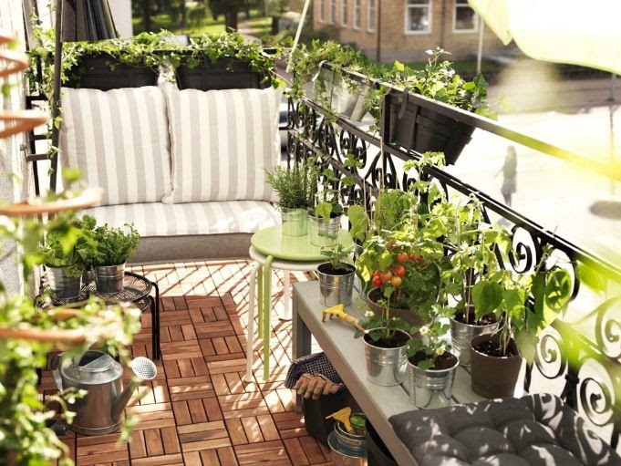 Urban Balcony Garden Ideas Ikea Balcony Garden Ideas