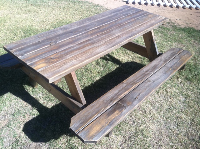 Barn wood picnic table $sold