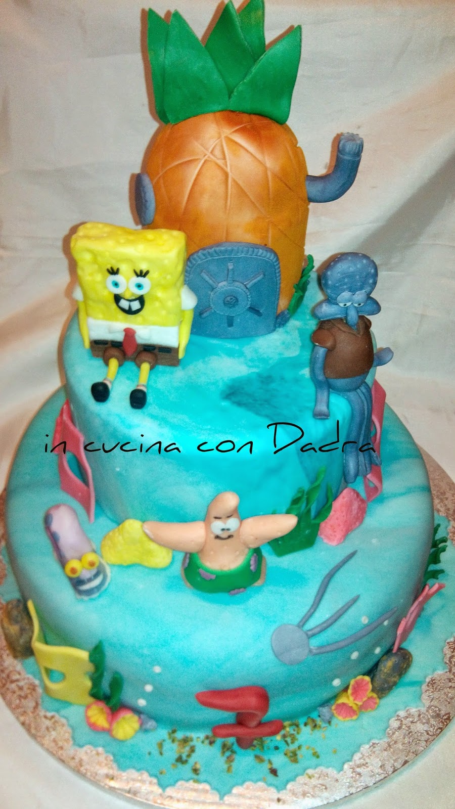 Spongebob and friends ;-) per i 7 anni di Flavio...