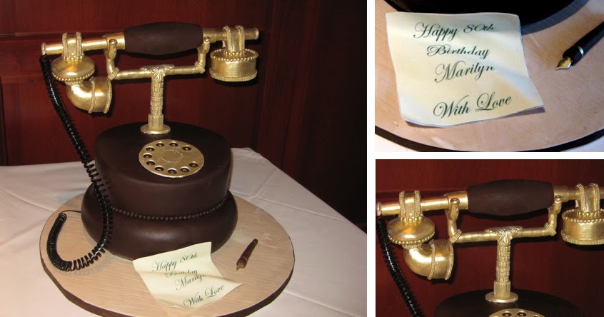 Confectionary Designs Old Fashioned Telephone Cake Confectionary Designs Old Fashioned Telephone Cake