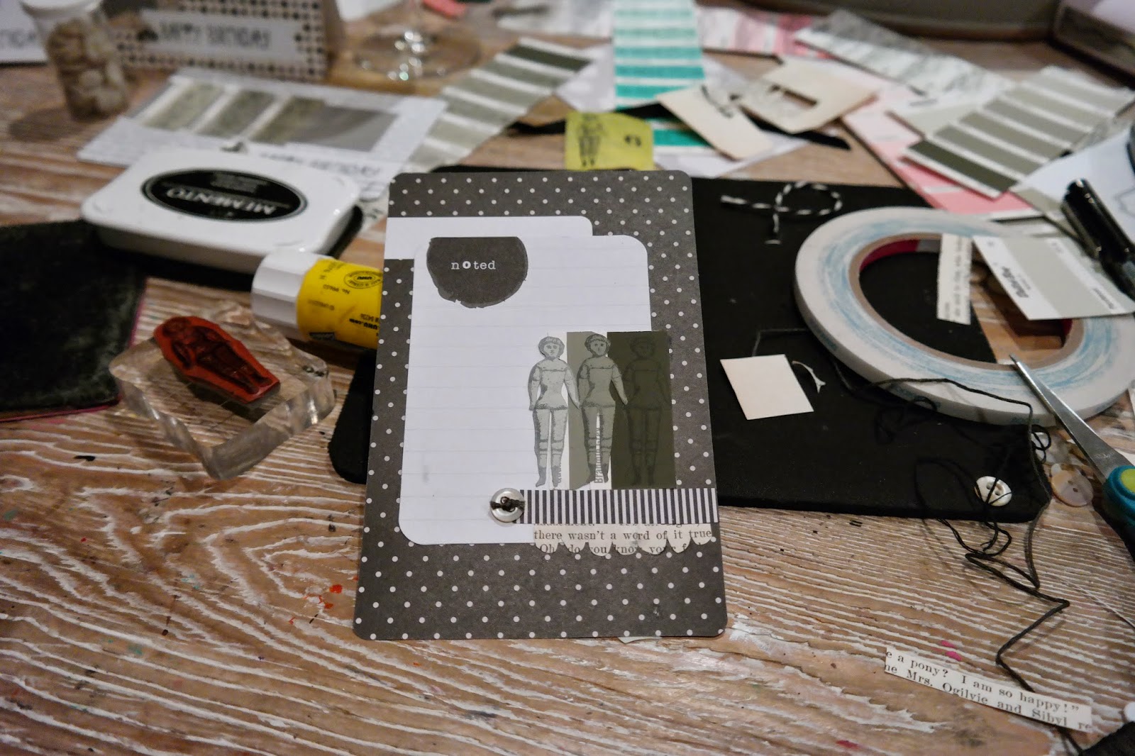 Artful Play Paint Chip Sample Art