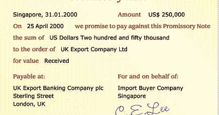 how to write a promissory note