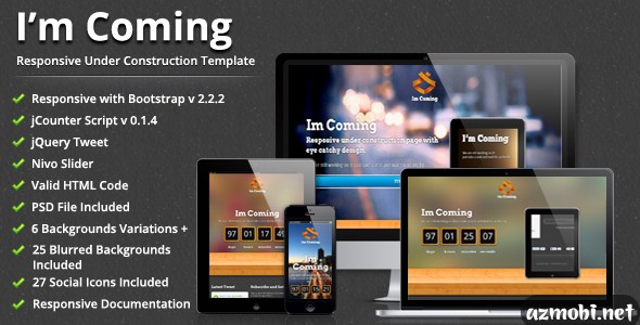 Im Coming Responsive Under Construction Template