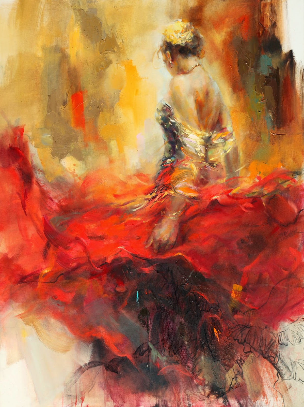 Painting of ANNA RAZUMOVSKAYA artist, ANNA RAZUMOVSKAYA paintings