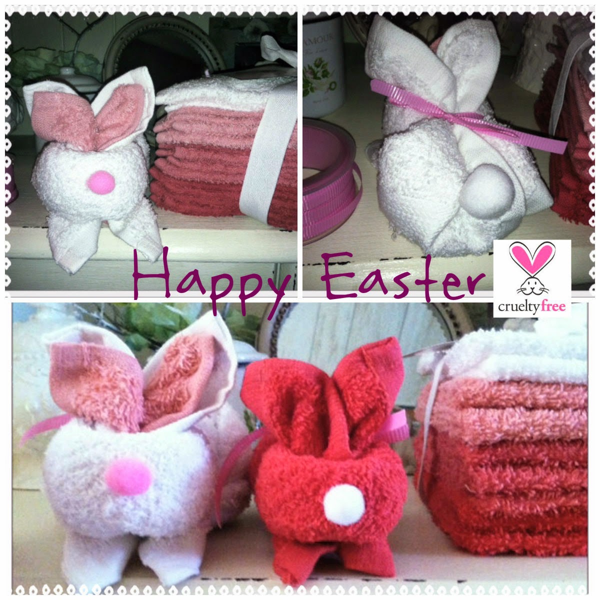 BunnyBeautyLove EASTER BUNNY TOWEL