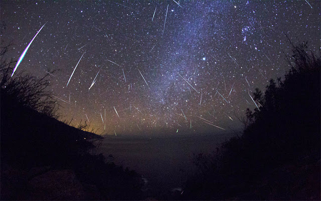 Chuva de meteoros Geminidas 2012 - Kenneth Brandon - Big Sur - California
