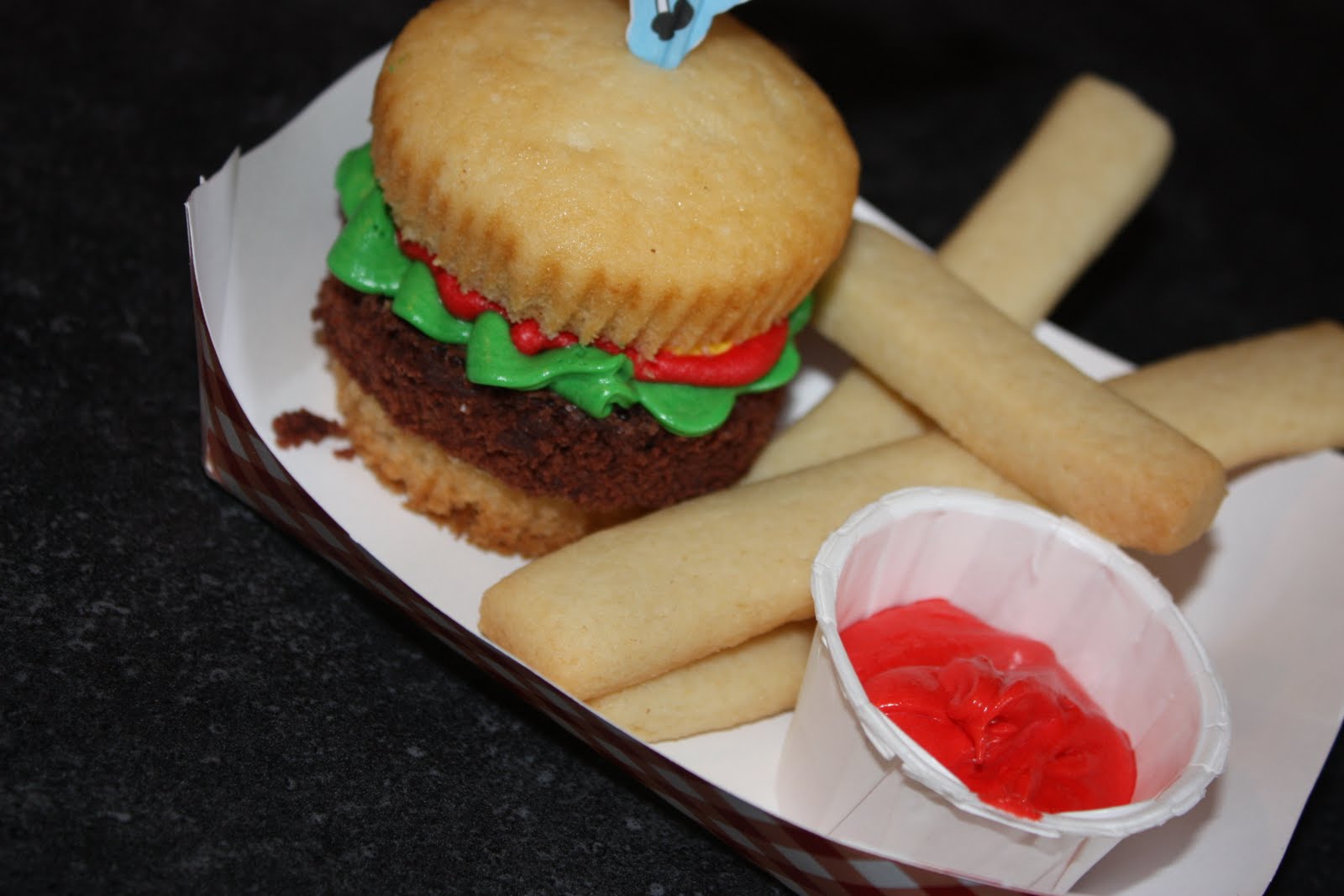 My Ava Cakes Spongebob Krabby Patty and Fries Happy Birthday Jared!