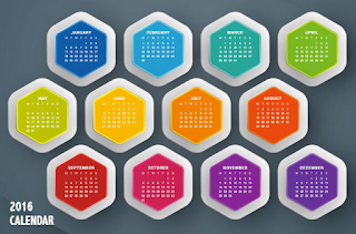 colorful image of new year calendar 2016 new year calendar 2016 photos