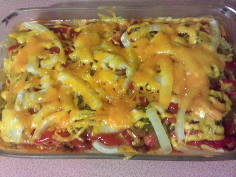 Family Recipes Loaded Chili Kraut Dog Casserole