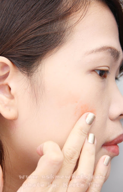 How to apply Etude House Water Color Blusher in Apricot