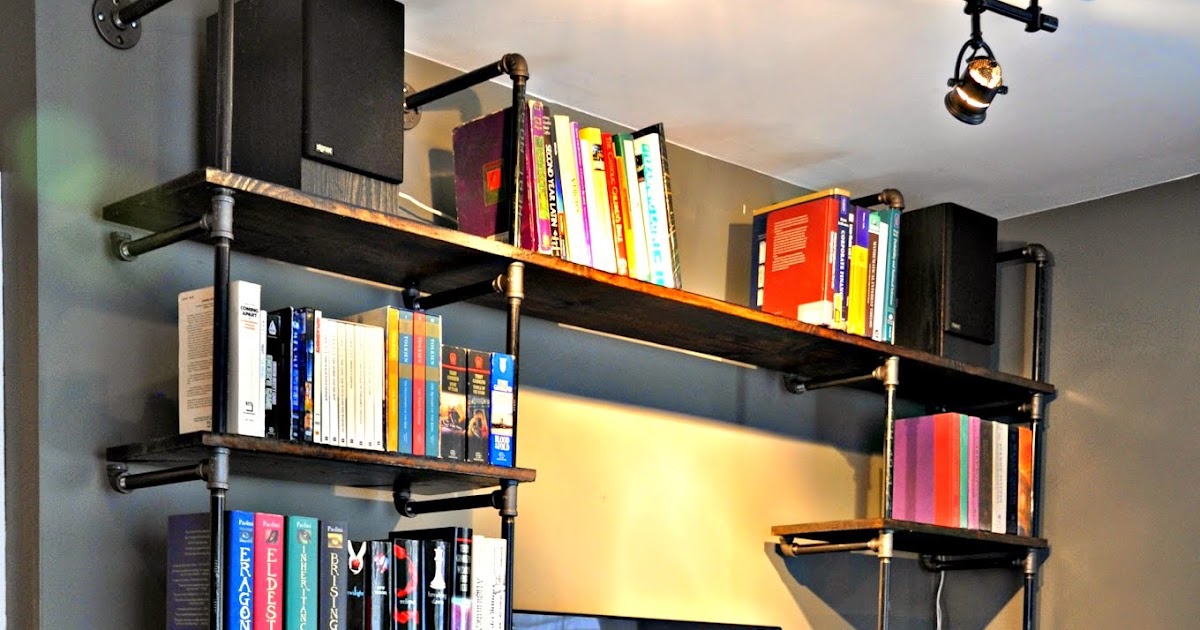 Serendipity Refined Blog: DIY Industrial Pipe Shelves for the Apartment: A Tutorial Serendipity Refined Blog: DIY Industrial Pipe Shelves for the Apartment: A Tutorial