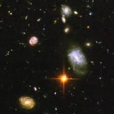Many galaxies seen by Hubble telescope!