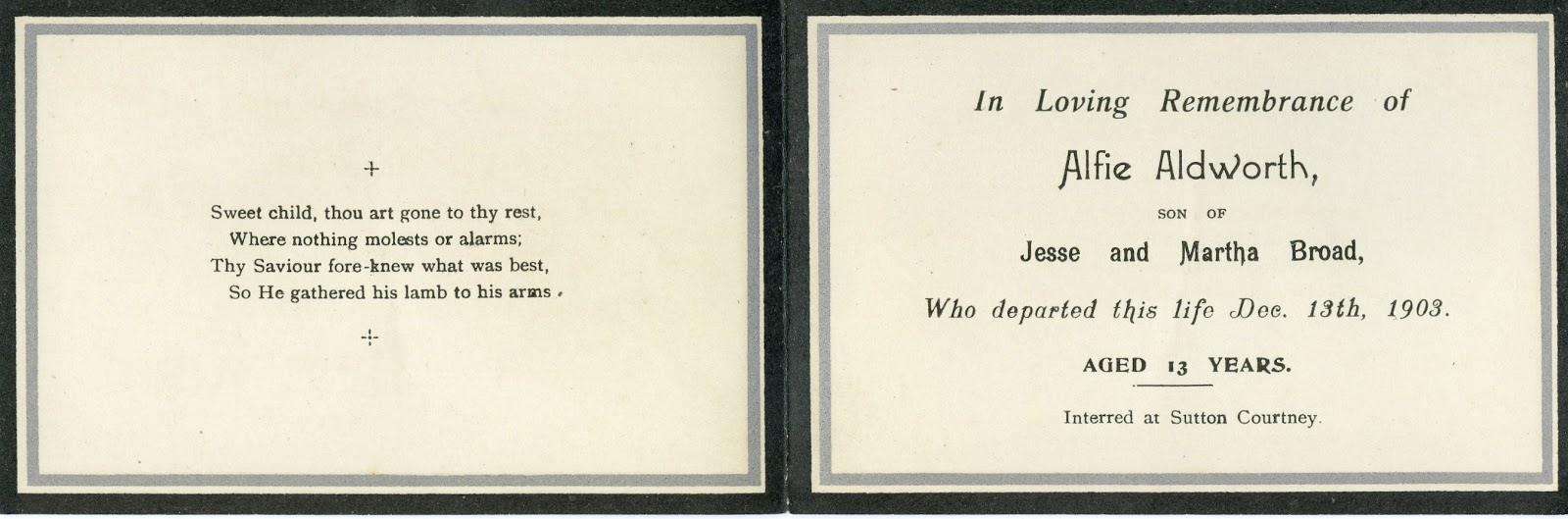 The Graveyard Detective In Memoriam Cards 4