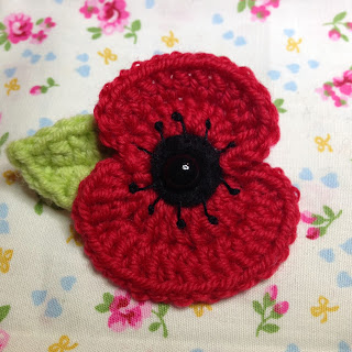 poppy crochet pattern patterns forget lest poppies flower kandipandi crocheted knitting flowers da easy remembrance pad fai te knitted leaf