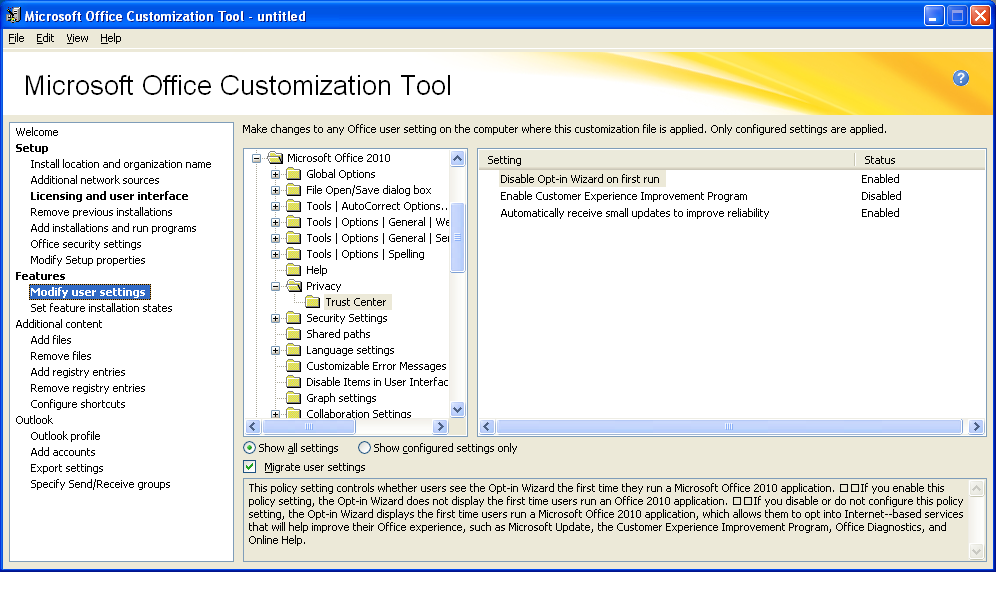 Uninstall Microsoft Office Starter 2010