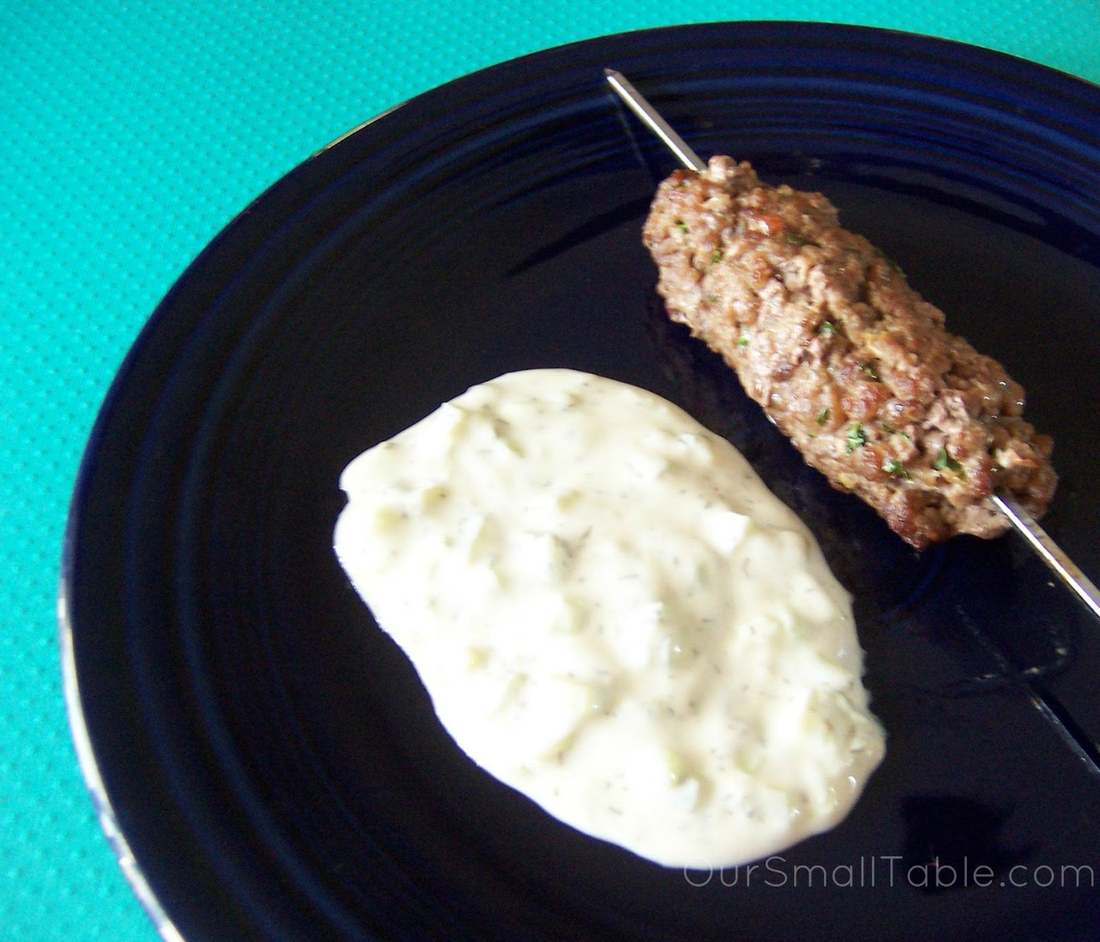 Our Small Table: Luleh Kebabs with Yogurt-Cucumber Sauce