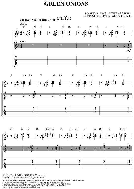 HAMMOND ORGAN Blog! Booker T. Jones GREEN ONIONS