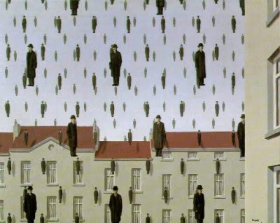 René Magritte, 'Golconda' (1953)