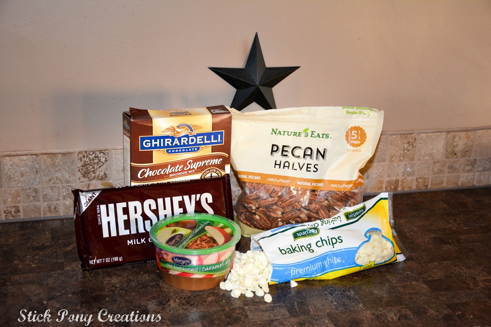 Stick Pony Creations Caramel Pecan Brownie Bites