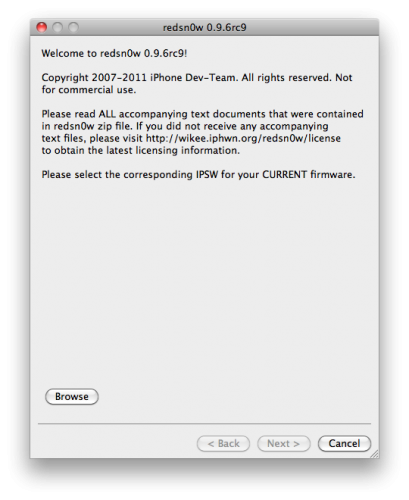 Step 1: Download iOS 4.3.1 for