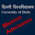 DU UG Admission Online Registration Delhi University