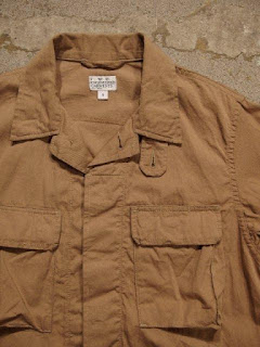 FWK by Engineered Garments BDU Shirt in Khaki French Twill Spring/Summer 2015 SUNRISE MARKET