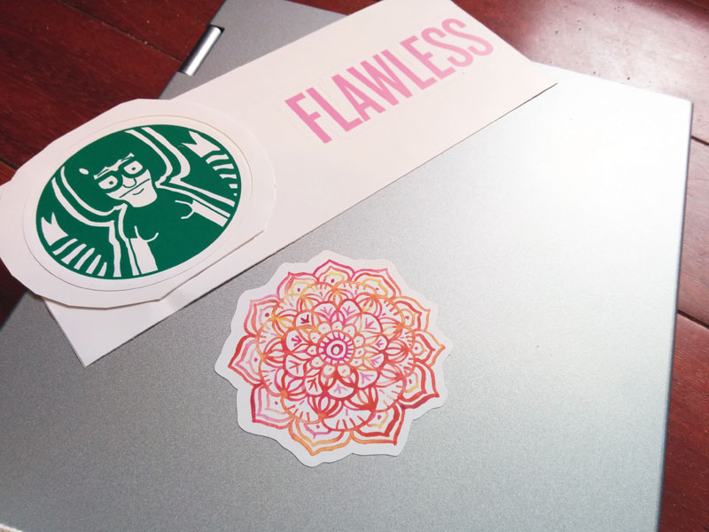 cute laptop stickers