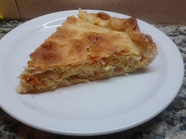 Tarta De Lomito Y Puerros