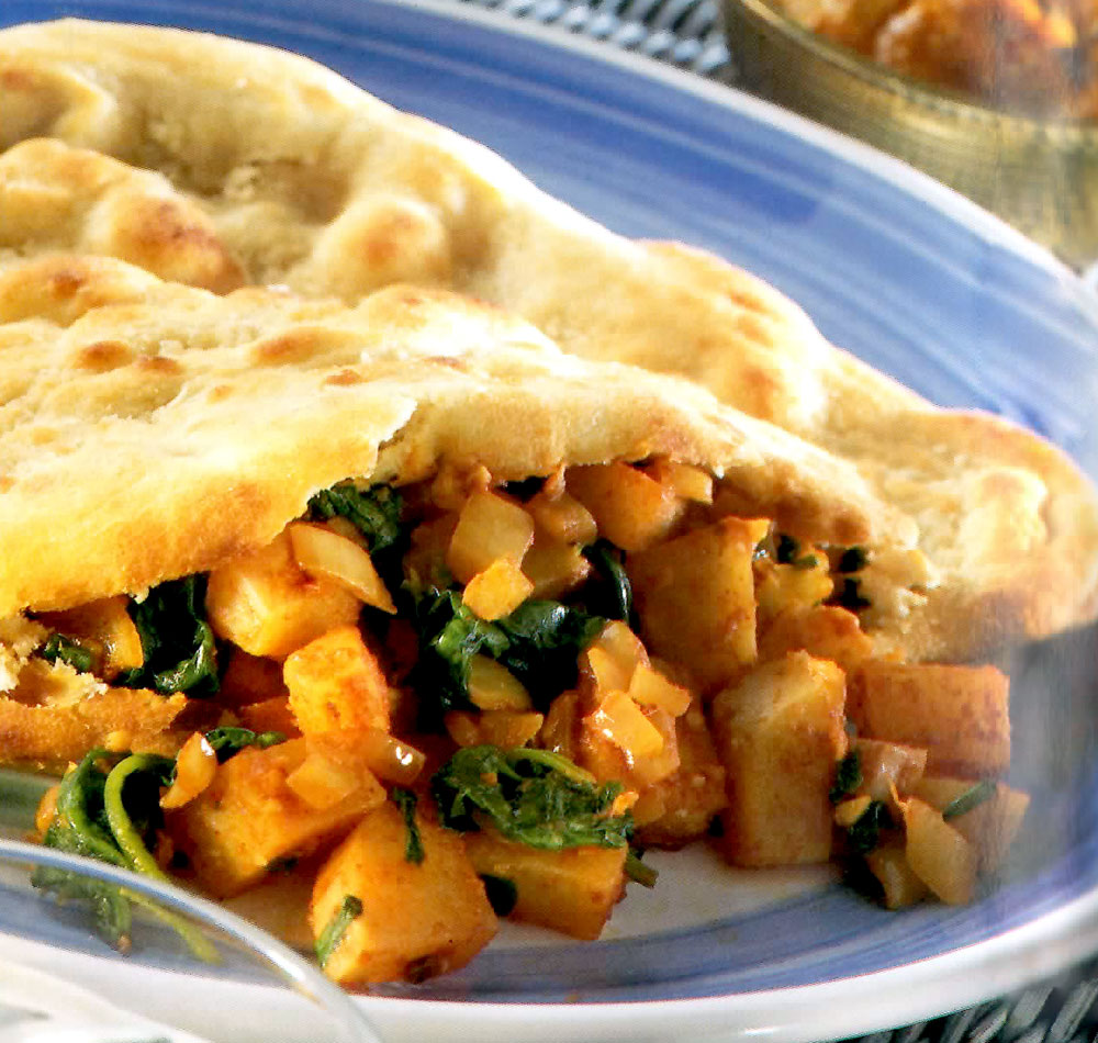 Recipes Blog Spicy Potatofilled Naan Breads Recipe