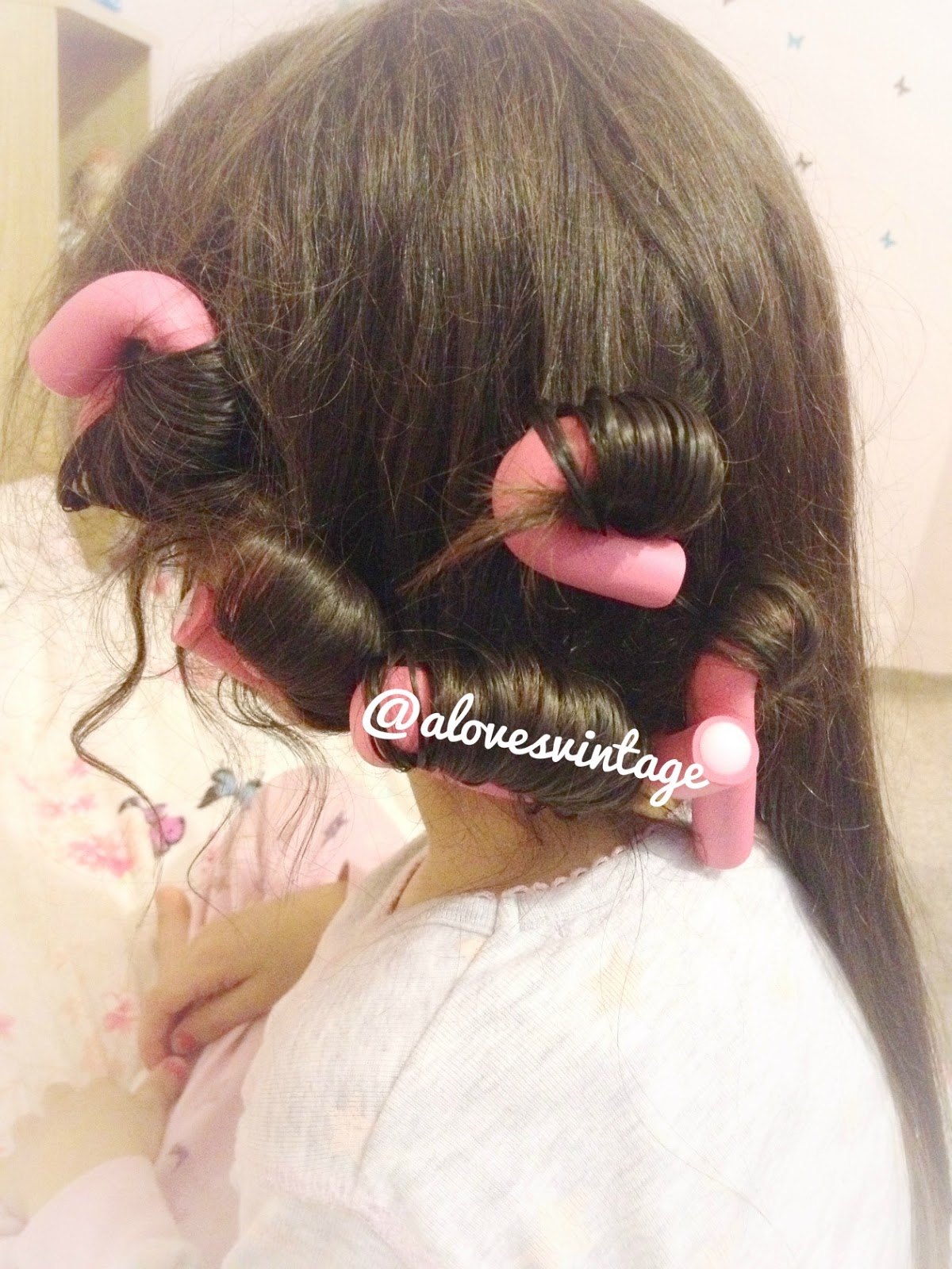 Heatless Hair Tutorial Curling Hair With bendy/flexi rollers! ♥