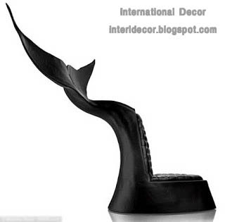 whale leather chair model, Spanish leather chair black model tufted