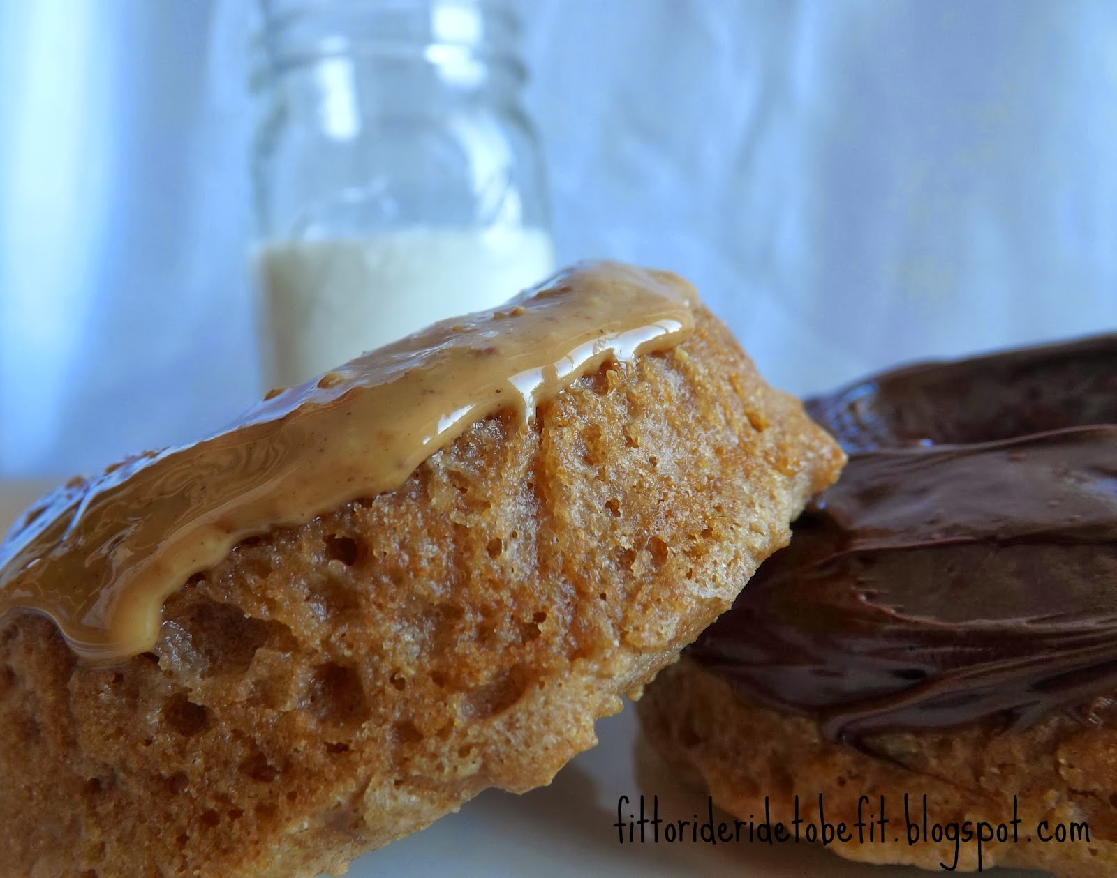 Fit to Ride, Ride to Be Fit {Clean} WholeWheat Cake Donuts