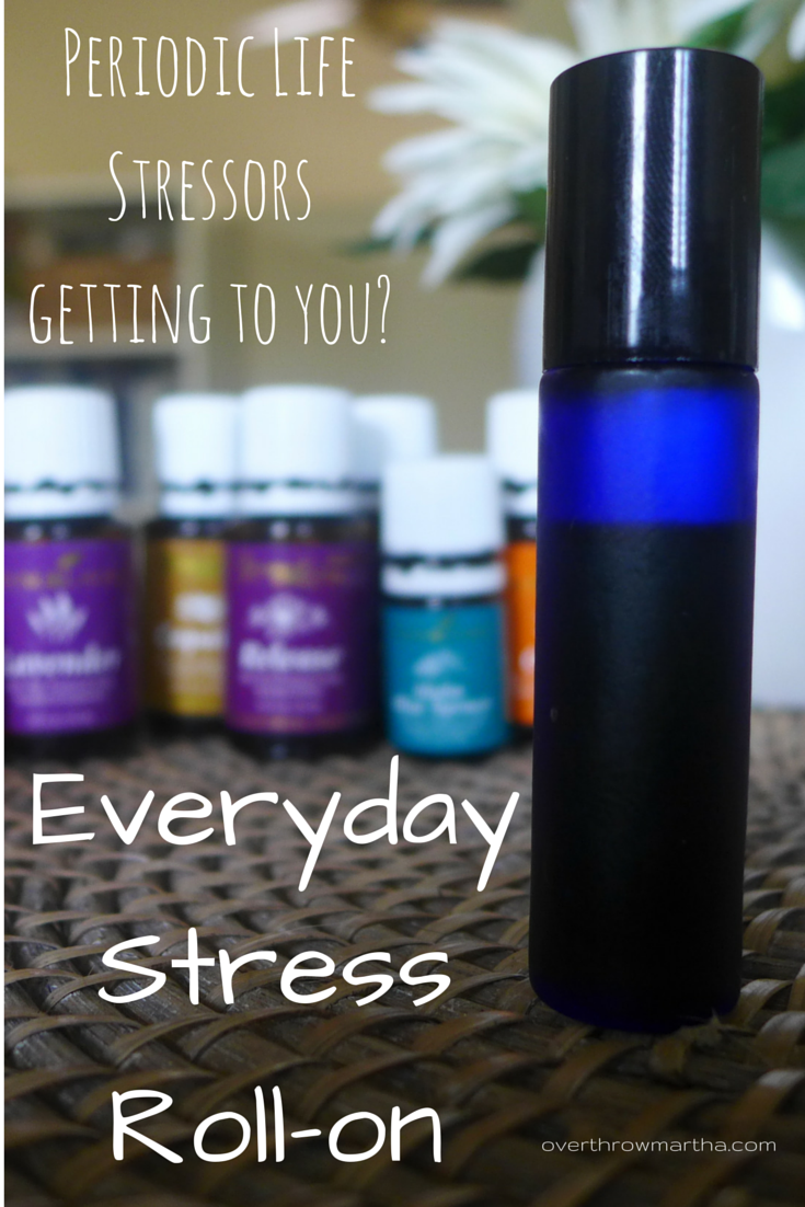 Homemade Stress Rollon using Essential Oils Overthrow Martha