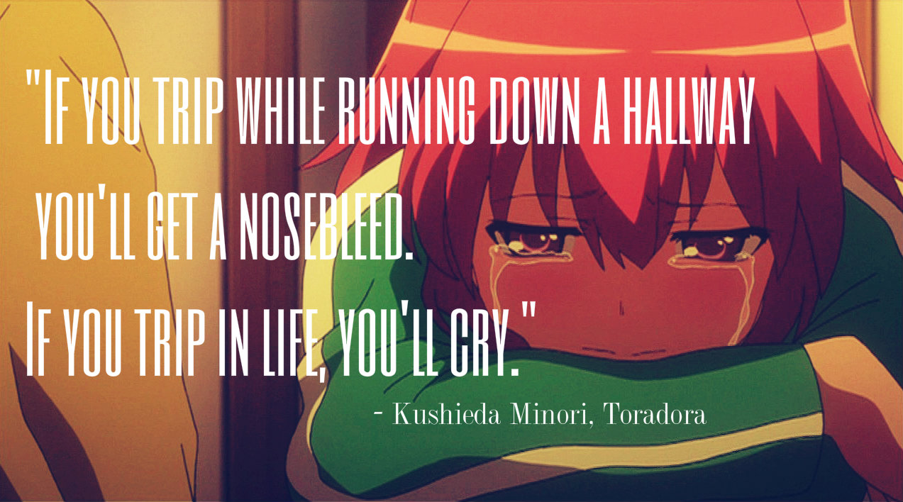 Girl with the Miniature Cinema: Anime Quote: Toradora