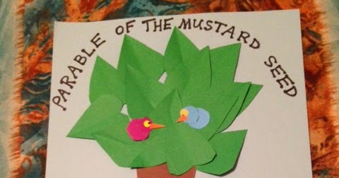 mustard seed parable lesson children bible tree lessons