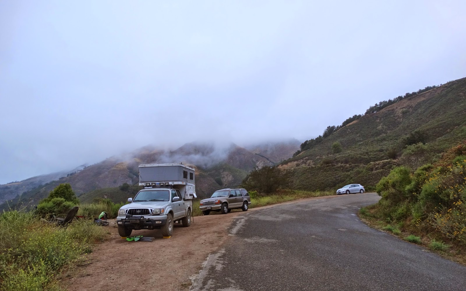 Our Four Wheel Camper Big Sur Camping along the
