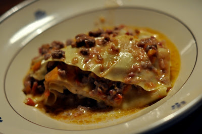 Lasagne Bolognesi at Borgo Argenina in Gaiole in Chianti, Italy - Photo by Taste As You Go