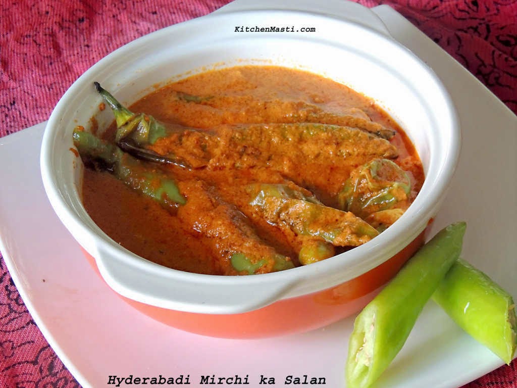 Hyderabadi Mirchi ka Salan