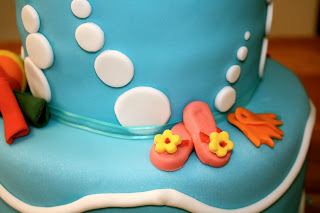 bumble cakes: Summer Pool Party Birthday Cake!