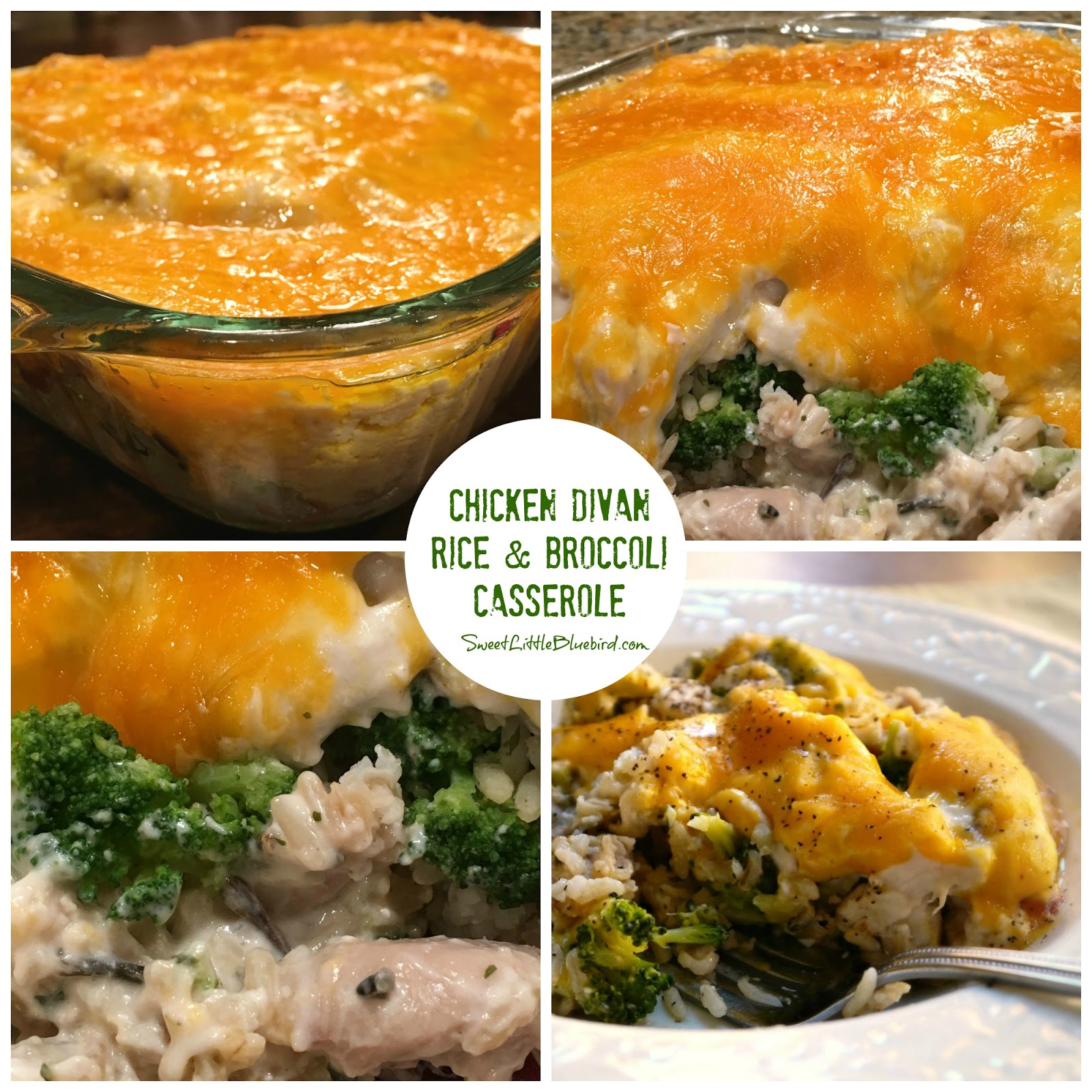 Chicken Divan Rice and Broccoli Casserole Comfort Food Sweet Little