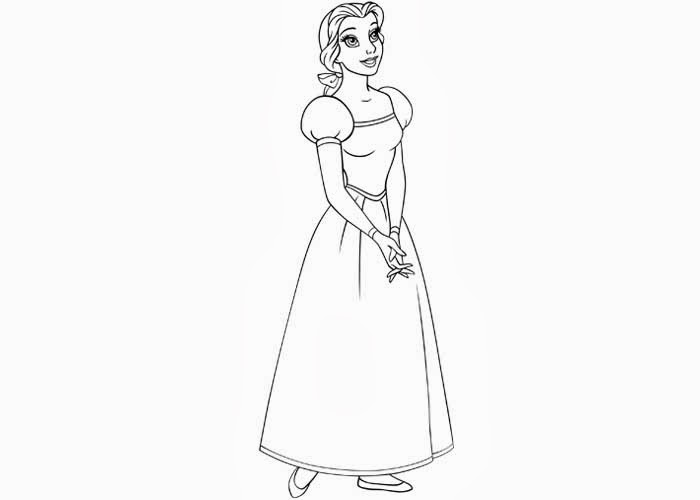 Disney Belle coloring pages | Free Coloring Pages and Coloring Books