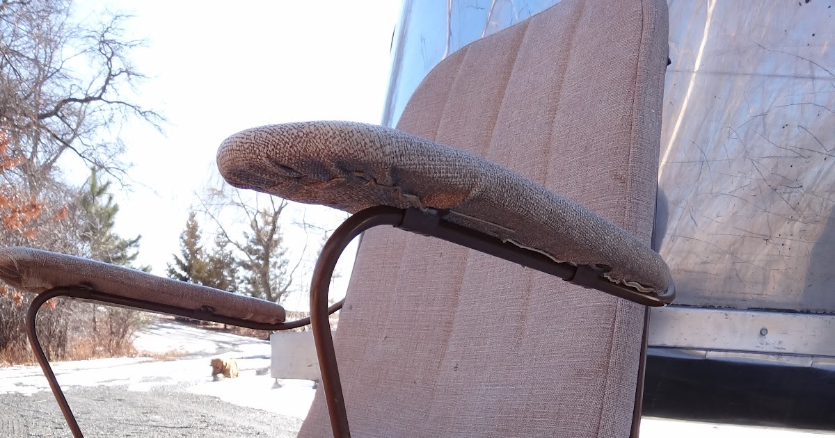 Rainy Creek Ranch Life Vintage Homecrest Chair for Airstream