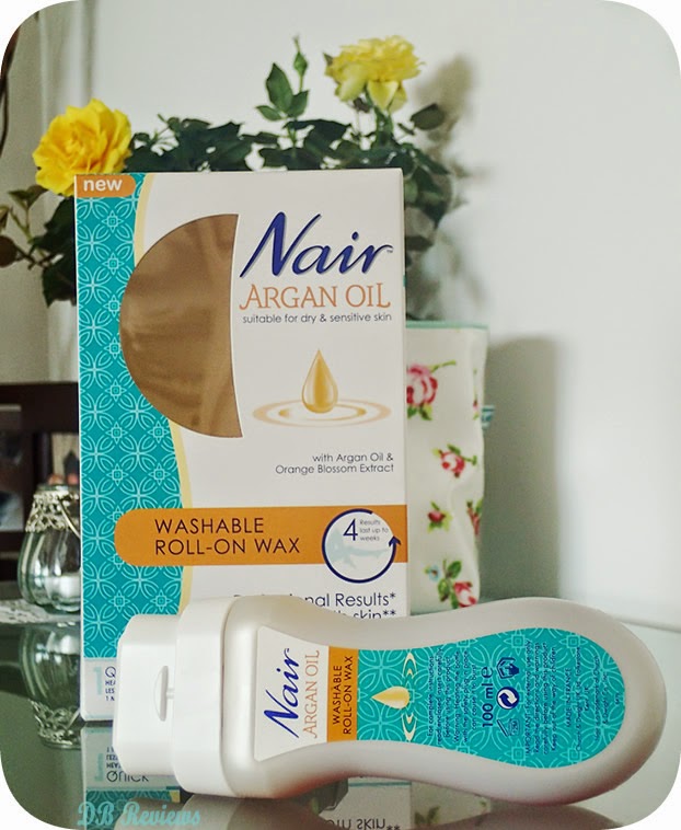 Nair Washable RollOn Wax with Argan Oil & Orange Blossom Extract
