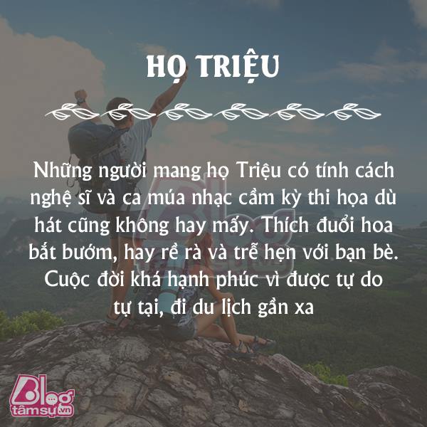 Xem ý nghĩa của 35 "Họ" trong tên của bạn là gì?