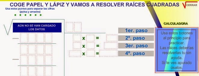 RAIZ CUADRADA