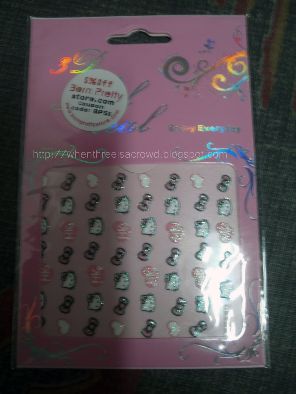 Hello Kitty Nail Sticker from Born Pretty Store