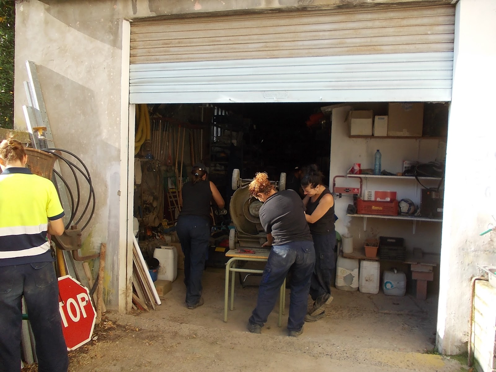 Ayerbe Taller de Empleo Jardineria: Mantenimiento maquinaria