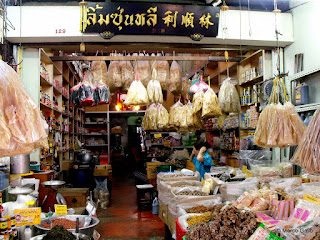 MERCADO CHINO DE ALIMENTACIÓN, BANGKOK. TAILANDIA