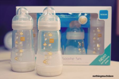 white mam bottles